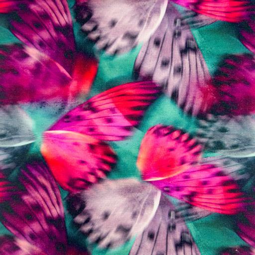 Viscose jersey, Sommerfuglevinger